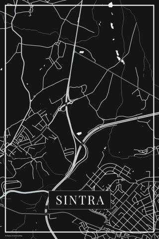 Mapa Sintra black,