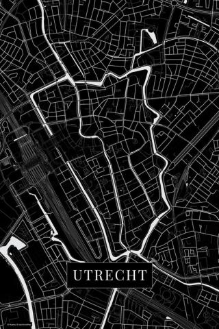 Mapa Utrecht black,