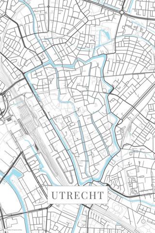 Mapa Utrecht white,