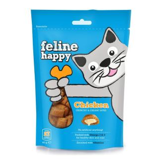 Mark&Chappell Feline Happy Crunchy & Creamy Bites - Chicken 60 g
