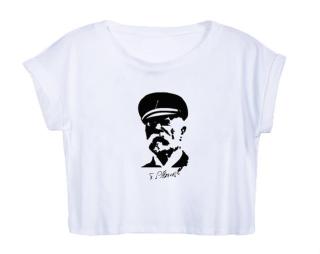 Masaryk Dámské tričko Organic Crop Top