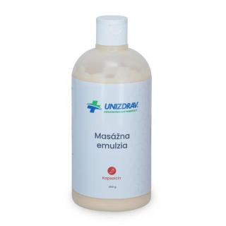 Masážní emulze UNIZDRAV Kapsaicin, 450 g