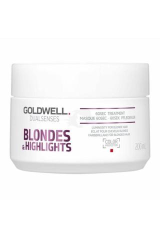 Maska pro blond a melírované vlasy Goldwell Dualsenses - 200 ml  + DÁREK ZDARMA