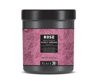 Maska pro vlnité a kudrnaté vlasy Black Rose Curly Dream Mask - 1000 ml  + DÁREK ZDARMA