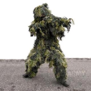 Maskovací oblek “Hejkal“ Ghillie Suit 4-dílný ANTI FIRE Mil-Tec® - woodland