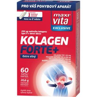 Maxi Vita Exclusive Kolagen forte+ kapsle pro podporu zdraví pohybové soustavy 60 cps