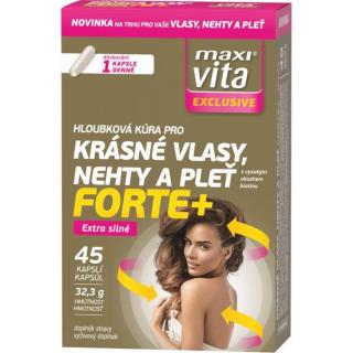 Maxi Vita Exclusive Krásné vlasy, nehty a pleť kapsle pro krásné vlasy, pleť a nehty 45 cps