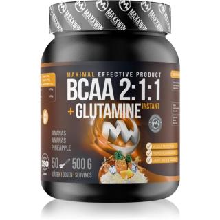 Maxxwin BCAA + Glutamine regenerace a růst svalů příchuť Pineapple 500 g