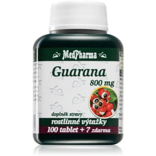MedPharma Guarana 800 mg doplněk stravy pro podporu snížení míry únavy a vyčerpání 107 tbl