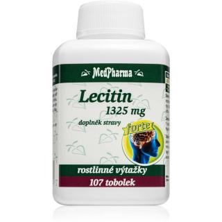 MedPharma Lecitin Forte 1325mg doplněk stravy pro udržení energie a kognitivní výkonnosti 107 ks
