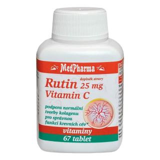 Medpharma Rutin 25 mg + vitamin C 67 tablet