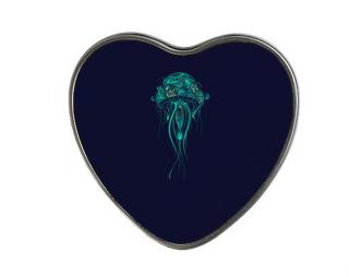 Medúza Plechová krabička srdce