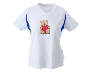 Medvídek srdce Funkční tričko dámské