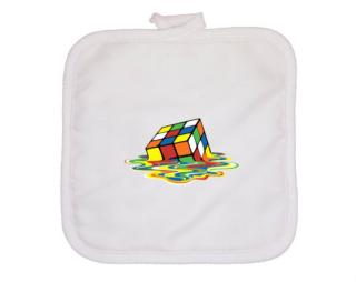 Melting rubiks cube Chňapka čtverec