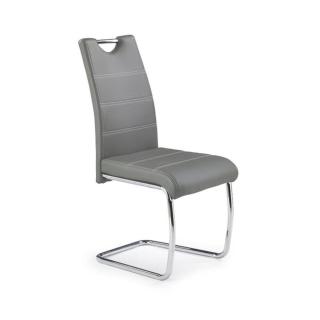 Melza - Jídelní židle  - šedá/stříbrná