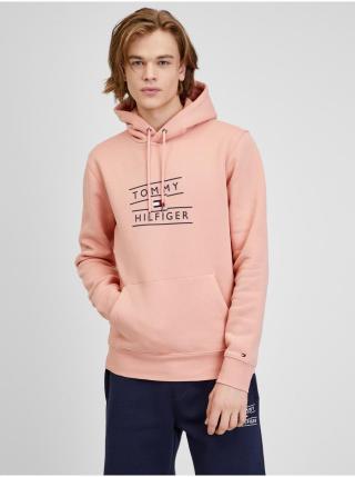 Meruňková pánská mikina s kapucí Tommy Hilfiger