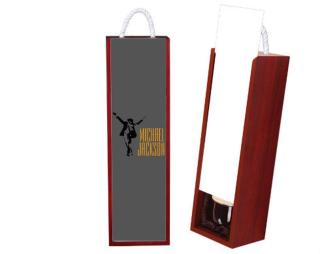 Michael Jackson Dřevěná dárková krabička na víno
