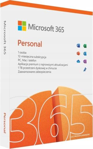 Microsoft Office 365 Personal Pl P8 1Y 1U Win/Mac