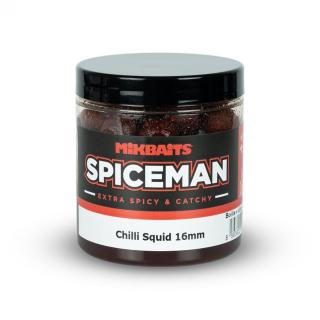 Mikbaits boilie v dipu spiceman chilli squid 250 ml - 16 mm