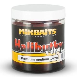 Mikbaits pelety halibutky v dipu 8 mm 150 ml - premium halibut