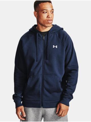 Mikina Under Armour UA Rival Cotton FZ Hoodie- tmavě modrá