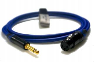 Mikrofonní kabel Xlr samice na 1/4 Mono Jack