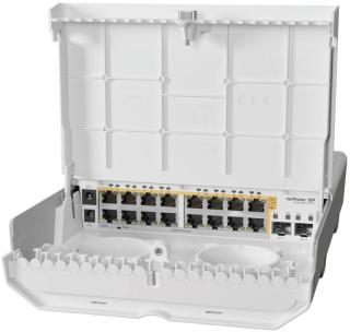 MikroTik CRS318-16P-2S+OUT - netPower 16P PoE