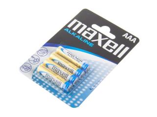 Mikrotužková baterie Aaa Nenabíjecí baterie Aaa Maxell Alkaline 4ks Blistr