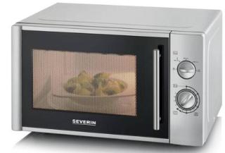 Mikrovlnná trouba Severin MW 7772 / 28 l / 900 W / 5 úrovní výkonu / nerez / ocel