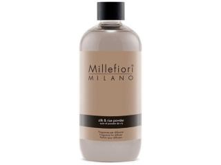 Millefiori Milano Náhradní náplň do aroma difuzéru Natural Hedvábí & rýžový prášek 500 ml