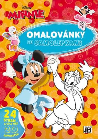 Minnie - Omalovánky A4 se samolepkami