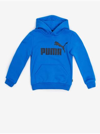 Modrá klučičí mikina s kapucí Puma ESS