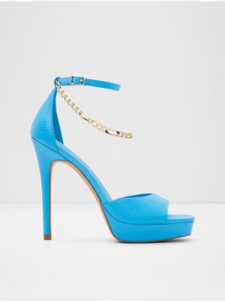Modré dámské sandálky s ozdobným detailem Aldo Prisilla