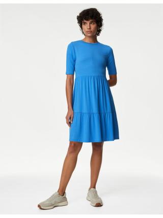 Modré dámské šaty Marks & Spencer