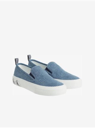 Modré dámské slip on tenisky Calvin Klein Jeans