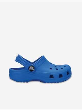 Modré dětské pantofle Crocs