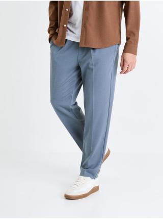 Modré pánské kalhoty Celio Fopick