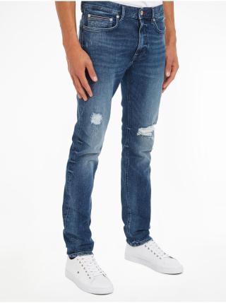 Modré pánské slim fit džíny Tommy Hilfiger