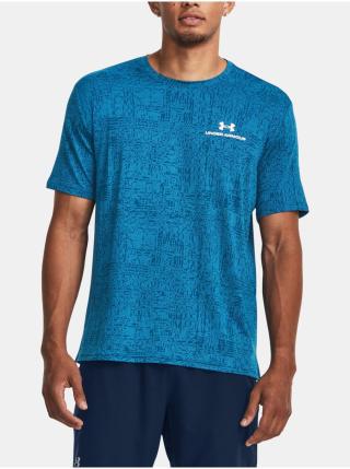 Modré pánské sportovní tričko Under Armour Rush Energy