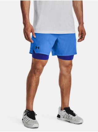 Modré sportovní kraťasy Under Armour UA Vanish Woven 2in1 Sts