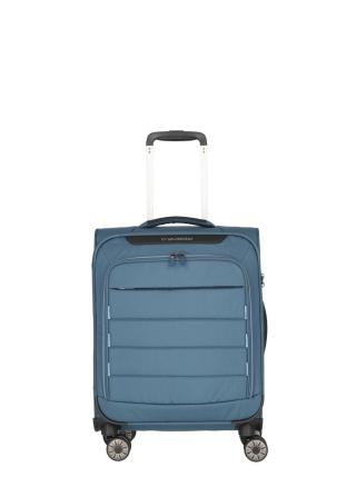Modrý cestovní kufr Travelite Skaii 4w S