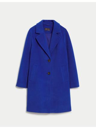 Modrý dámský kabát Marks & Spencer
