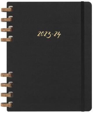 Moleskine Academic Spirálový plánovací zápisnik 2023-24 černý XL