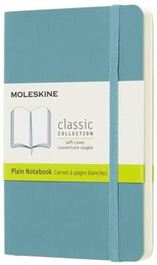 Moleskine: Zápisník měkký čistý modrozelený S