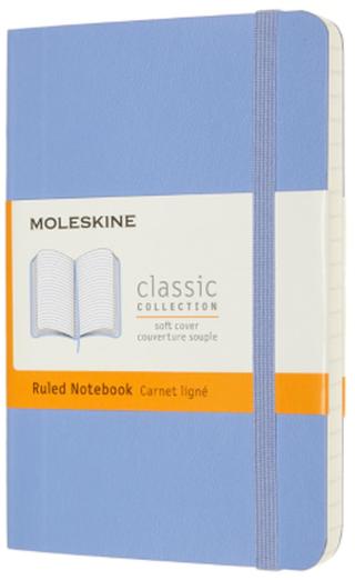 Moleskine Zápisník modrý světle S, linkovaný, měkký
