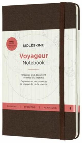 Moleskine - zápisník Voyageur - hnědý
