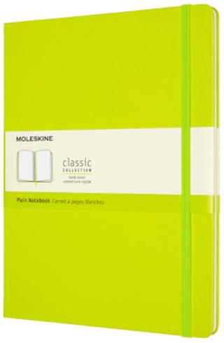 Moleskine Zápisník žlutozelený XL, čistý, tvrdý