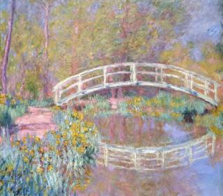 Monet, Claude - Obrazová reprodukce Bridge in Monet's Garden, 1895-96,