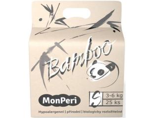 MONPERI Bamboo Pleny jednorázové eko S  25 ks