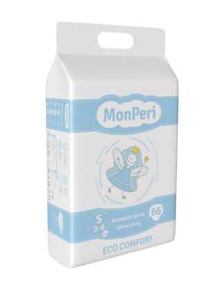 MonPeri ECO Comfort S 3-6 kg dětské pleny 66 ks